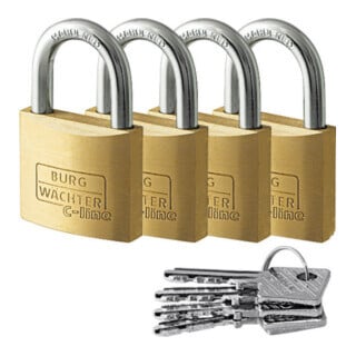 Vorhangschloss-Set 222/40SB/quad