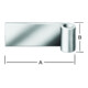 VORMANN Bande à souder L 100mm, H 45mm, P 6mm pour soudure fer brut-1