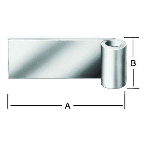 VORMANN Bande à souder L 100mm, H 45mm, P 6mm pour soudure fer brut