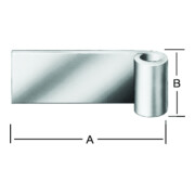 VORMANN Bande à souder L 100mm, H 45mm, P 6mm pour soudure fer brut