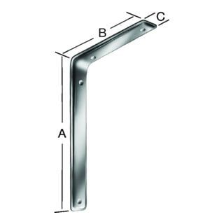 VORMANN Console L235xP160mm, 3F STA, revêtement plastique
