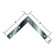 VORMANN Équerre d'angle pour porte L 200 x H 200 mm extrémités droites acier galvanisé-1