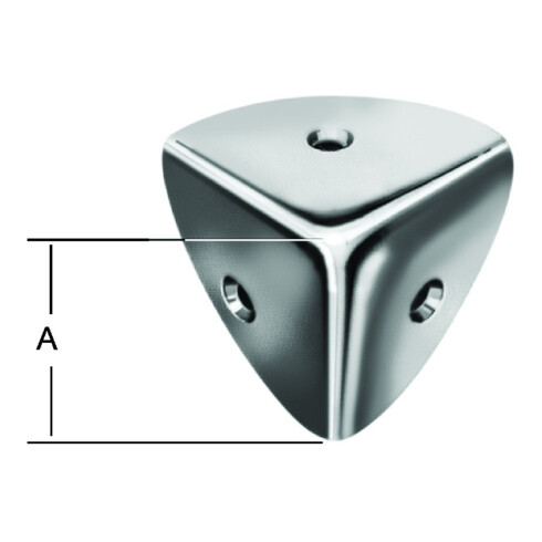VORMANN Équerre de caisse haute forme H45, S1, acier galvanisé
