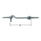 VORMANN Équerre de chaise avec œillet, 120 mm inoxydable, inox-1