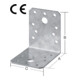 VORMANN Équerre de fixation 50 x 50 x 35 mm acier galvanisé CE Oui-1