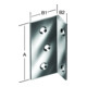VORMANN Équerre large 75x25x40x2mm Acier, galvanisé-1