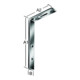VORMANN Équerre pour rideaux 120x55x17x3,5mm acier galvanisé-1