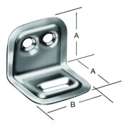 VORMANN Équerre réglable 25x25x30x1mm Acier, galvanisé
