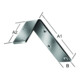 VORMANN Équerre renforcée 200x100x40x4,8mm Acier galvanisé-1