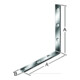 VORMANN Équerre renforcée 80x80x20x5mm acier galvanisé-1