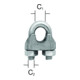 VORMANN Étrier en acier rond, diamètre 8 mm acier galvanisé-1