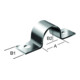 VORMANN Rohrschelle zum Anschrauben 13X15X10 mm Stahl, verzinkt-1