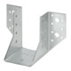 Vormann Sabots de poutre extérieurs 100 × 140 × 2 mm acier galvanisé sendzimir