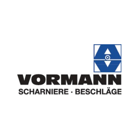 Vormann Scharnier H.63mm B.63mm S.1,8mm STA blau verz.gerollt,stark,ktg.