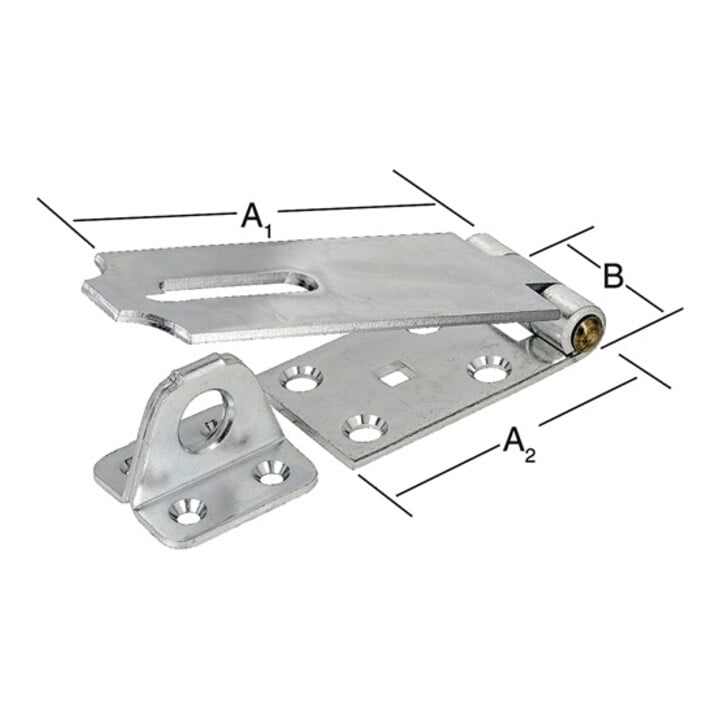 Vormann Sicherheitsüberfalle L.85mm H.35mm STA verz.