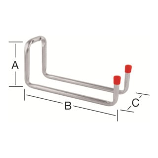 VORMANN Support d'appareil à visser Acier galvanisé bleu