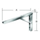 VORMANN Support pliant Multi Line L200xP300mm Acier, galvanisé-1