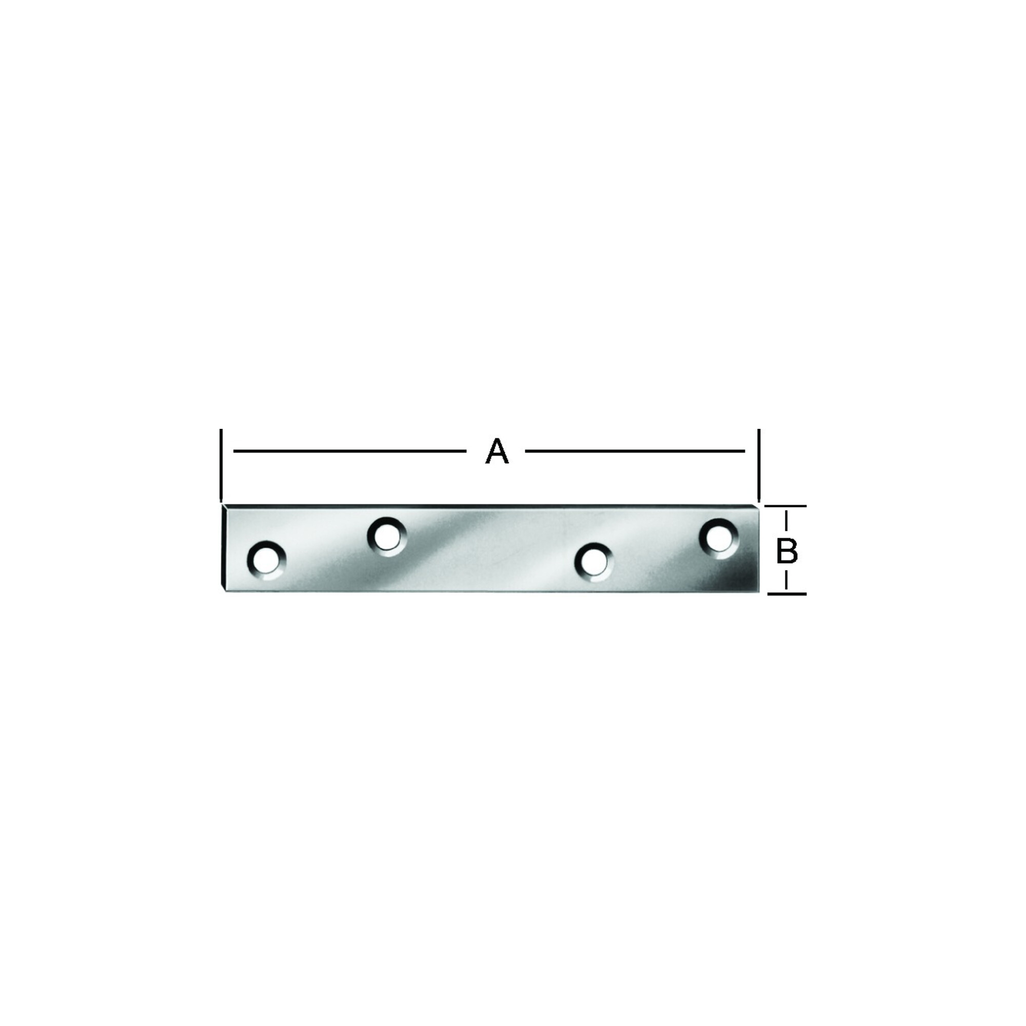VORMANN Verbindungsblech 40x 15mm Stahl, verzinkt