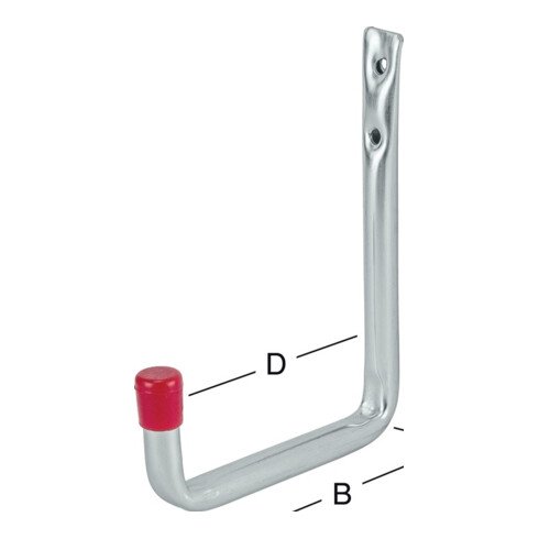 Vormann Wandhaken U-Form A.114mm verz.