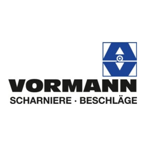 Vormann Window bar L.60mm B.25mm Form ger.STA bleu galv.