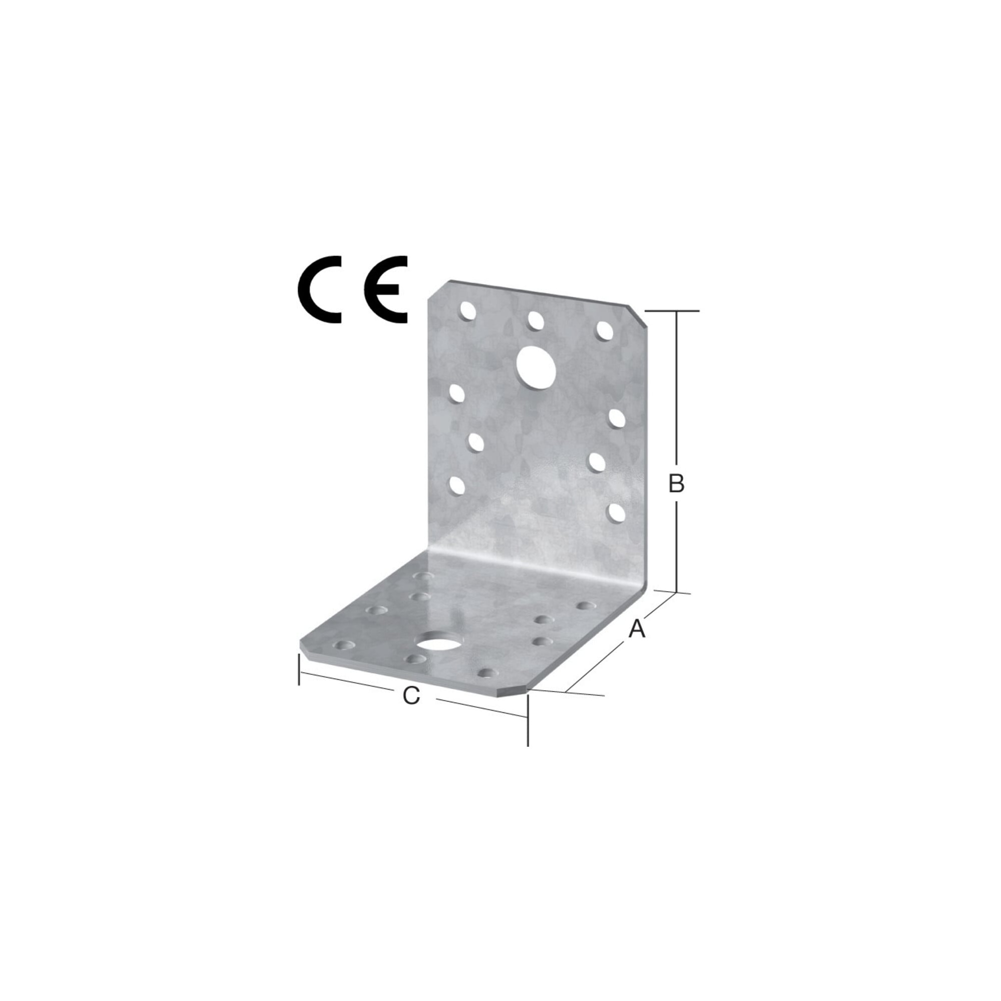 VORMANN Winkelverbinder 50 x 50 x 35mm mit CE? Ja Stahl sendverz.