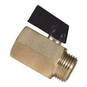 Vortex Kugelabsperrhahn KV 150 1/2" AGx1/2" IG, DN 15, Messing