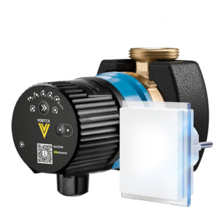 Vortex Pompe de circulation d'eau potable BWO 155 MA 230 V, ON, avec radio et FS, 11/4" AG, corps en V
