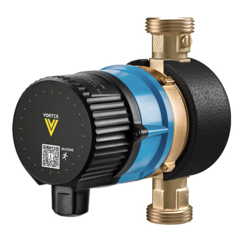 Vortex Trinkwasser-Zirkulationspumpe BWO 155 RW 230 V, m RSV, Vtl., 1" AG, R-Geh.