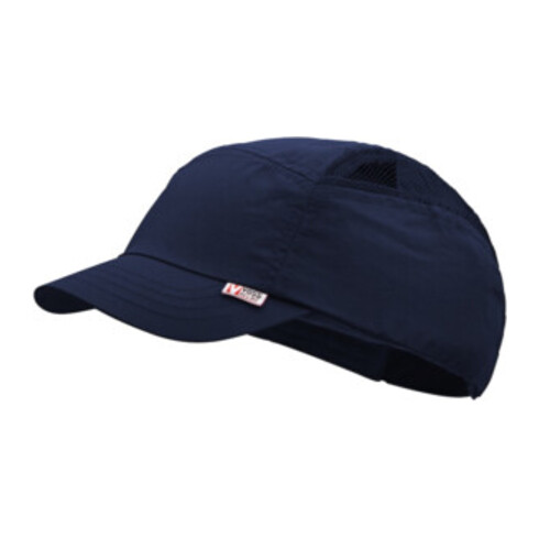 Voss Anstoßkappe-Cap modern style 52-63cm kobaltblau Mikrofaser EN 812:1997