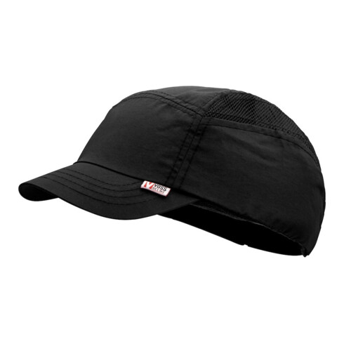 Voss Anstoßkappe-Cap modern style 52-63cm schwarz Mikrofaser EN 812:1997