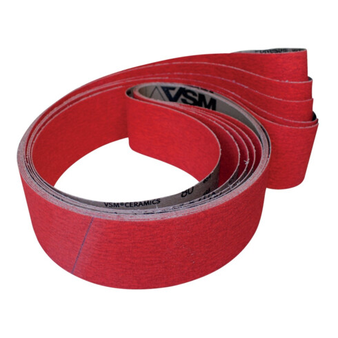 VSM Bande abrasive céramique 13x610mm K80