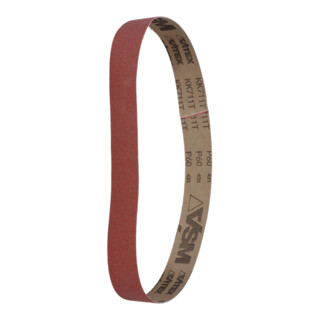 VSM Bande abrasive Corindon normal (A) KK711T, 20x520 mm, Grain : 120