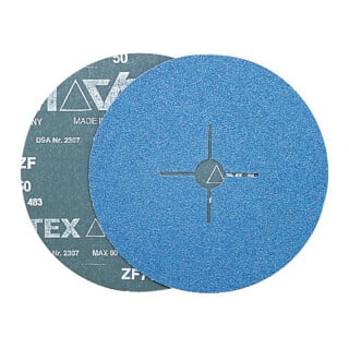 VSM Disque en fibre ZF 714, zirconium (ZA), ⌀ 115 mm, Grain : 40