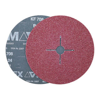 VSM Fiberscheibe KF 708 Halbedelkorund (A),Ø 115 mm, Körnung: 60