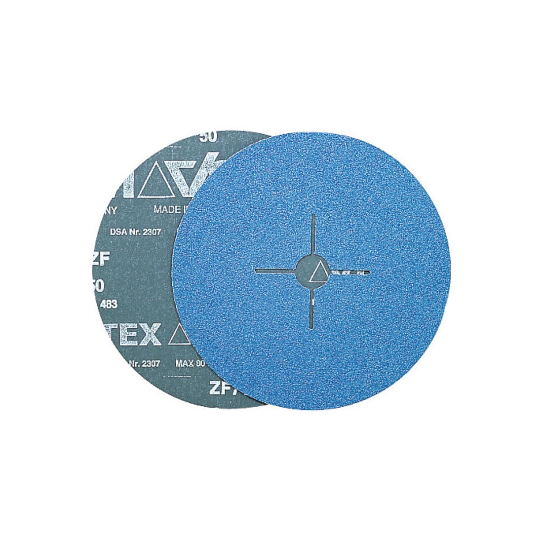 VSM Fiberscheibe ZF 714 Zirkonkorund (ZA),Ø 125 mm, Körnung: 100