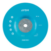 VSM Fiberscheiben-Stützteller TURBO PAD 3 hart/gerippt, Außen-Ø: 180 mm