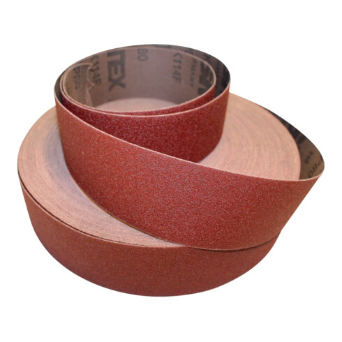 VSM Rouleau en tissu abrasif (A) brun KK 114 F, 115 mm x 50 m, Grain : 40