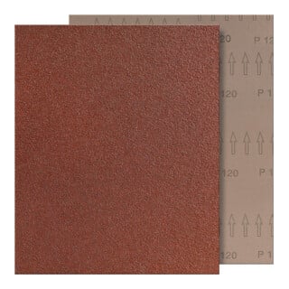 VSM Schleifgewebe (A) braun, sehr flexibel KK 114 F, 230x280 mm, Körnung: 100