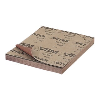 VSM Schleifgewebe (A) braun, sehr flexibel KK 114 F, 230x280 mm, Körnung: 800