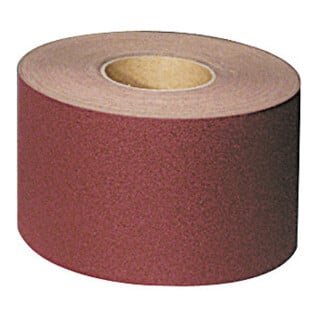VSM Schuurweefsel-spaarrol (A) bruin KK 114 F, 100 mm x 50 m, Korrelgrootte: 80
