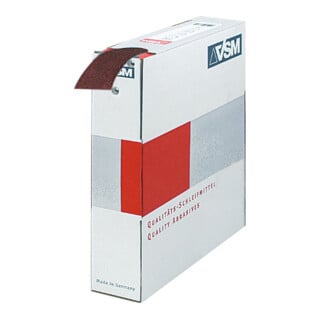 VSM Schuurweefsel-spaarrol (A) bruin KK 114 F, 40 mm x 25 m, Korrelgrootte: 80