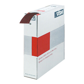 VSM Schuurweefsel-spaarrol (A) bruin KK 114 F, 50 mm x 50 m, Korrelgrootte: 120