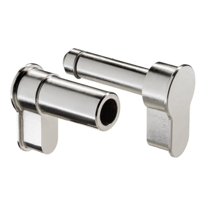 W&M Cylindre aveugle universel 50-76 mm nickel-argent