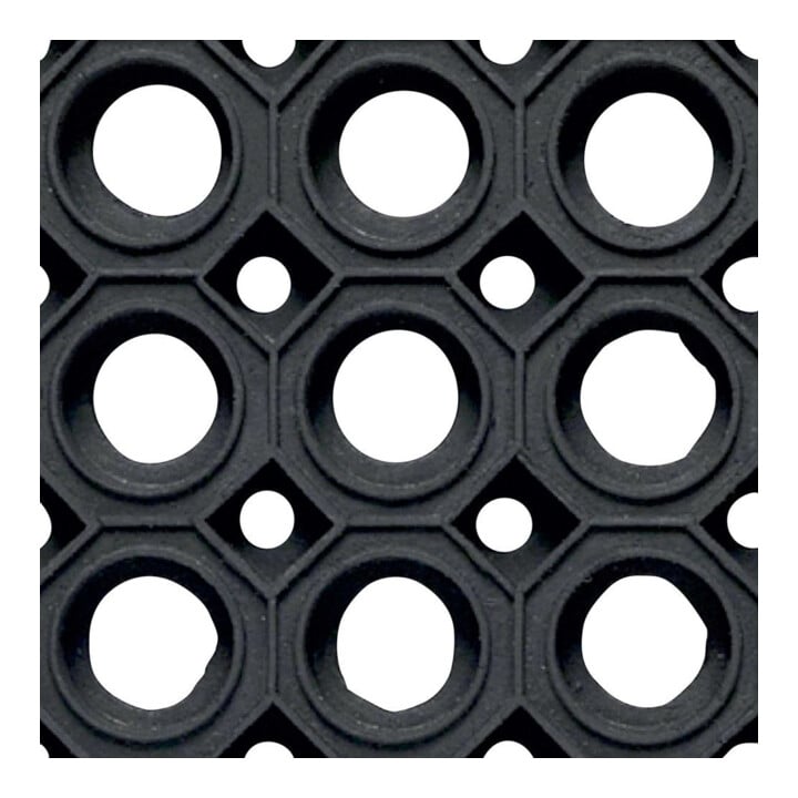 Wabenmatte schwere Ausführung SBR/NR 22mm 150 x 100cm schwarz
