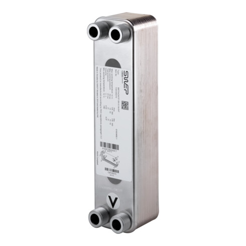 Oventrop Wärmeübertrager Regudis W LB 1, m. 12 l/min, 24 Plat., nickelgel.