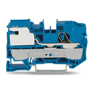 WAGO 1-Leiter-N-Trennklemme 2010-7114 10mm² Push-in CAGE CLAMP blau