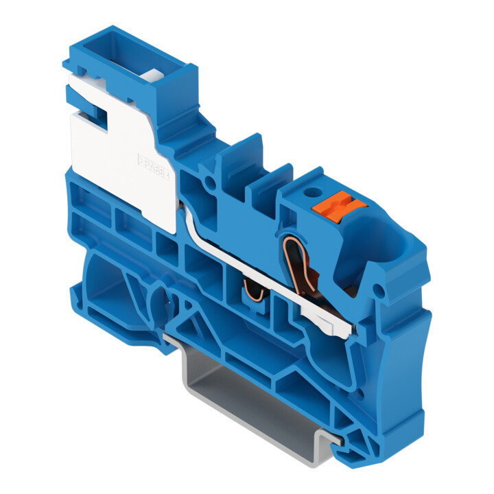 WAGO 1-Leiter-N-Trennklemme 6 mm² Push-in CAGE 2206-7114