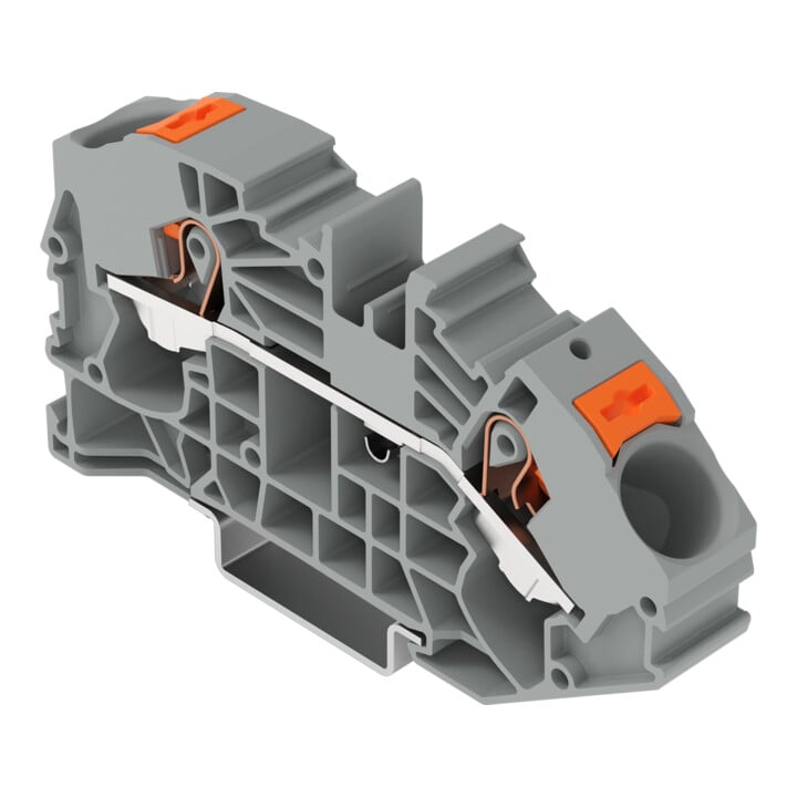 WAGO 2-Leiter-Verteilerklemme 2216-7601 16mm² grau