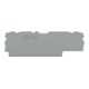 WAGO Abschluss- und Zwischenplatte Top Job S 4L 2002-1891 1mm grau