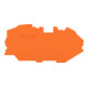 WAGO Abschluss-/Zwischenplatte 1mm orange 2216-7692